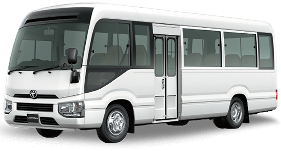 Toyota Coaster chauffeur-driven rental in Lahore