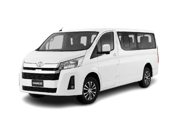 Toyota Hiace for rent in Lahore with driver
